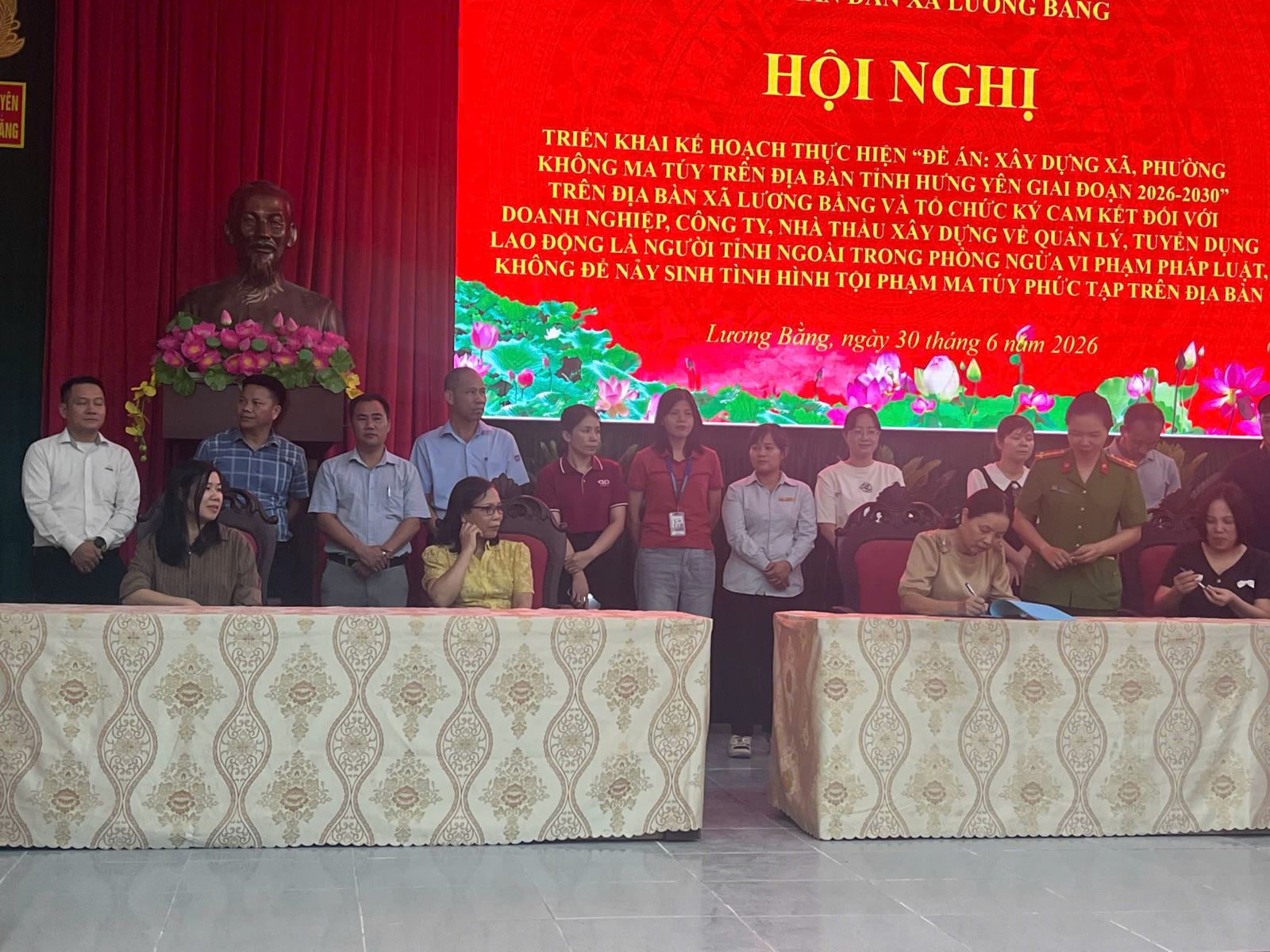 “Chung sức, đồng lòng, quyết tâm” xây dựng xã, phường không ma túy