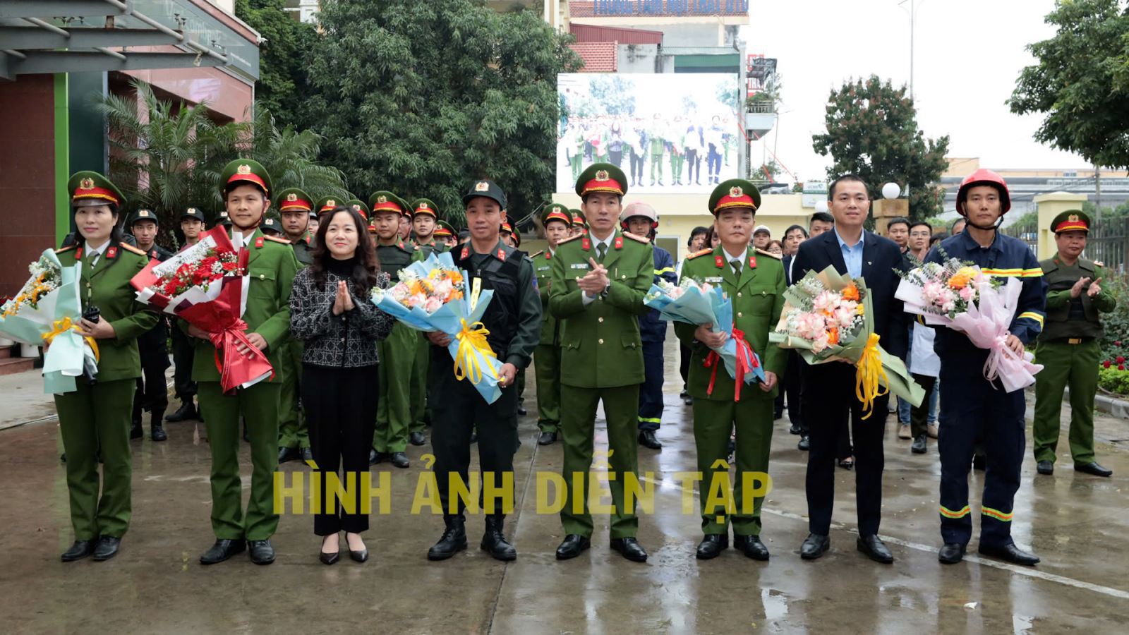 Công an tỉnh Hưng Yên: Diễn tập xử lý tình huống cướp ngân hàng xảy ra trên địa bàn tỉnh