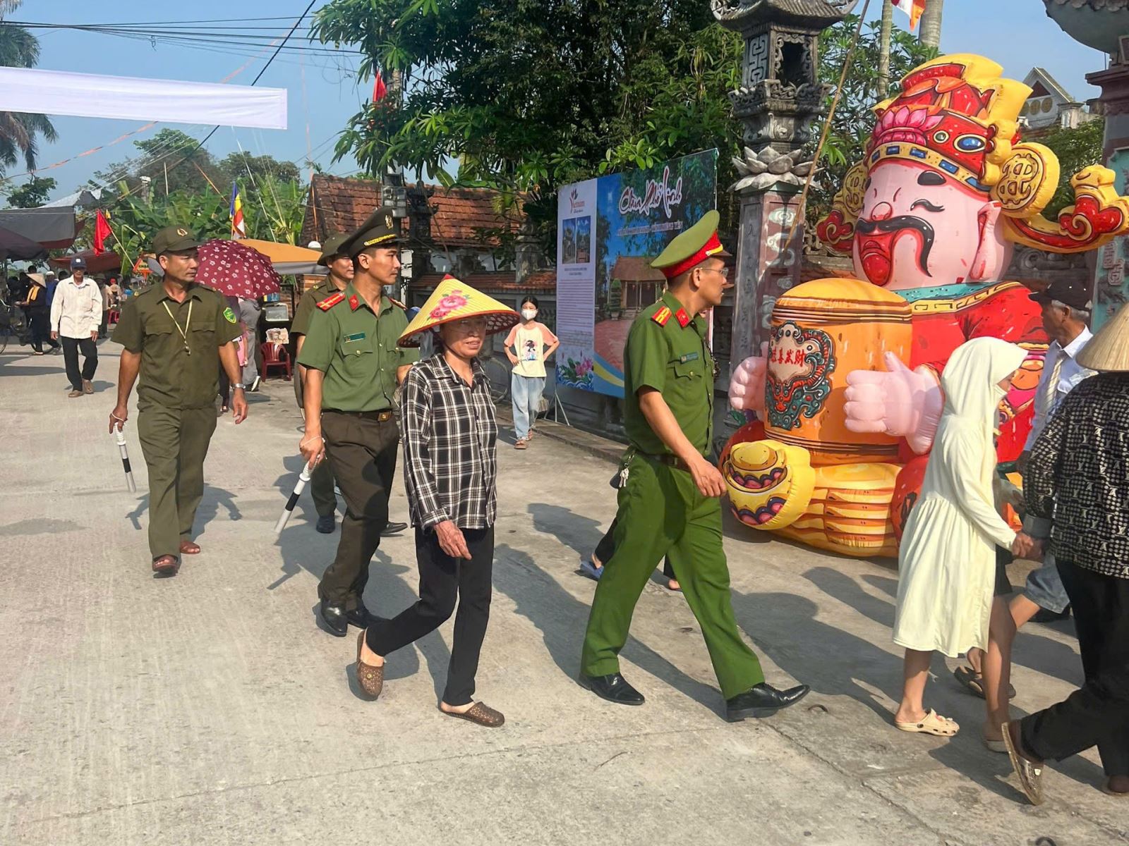 Công an xã Bắc Thái Ninh ra quân bảo đảm an ninh trật tự các lễ hội truyền thống trên địa bàn xã