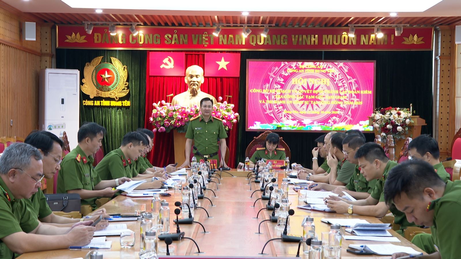 Công bố Kế hoạch và Quyết định thành lập Đoàn kiểm tra về công tác tạm giữ, tạm giam và thi hành án hình sự tại cộng đồng năm 2025