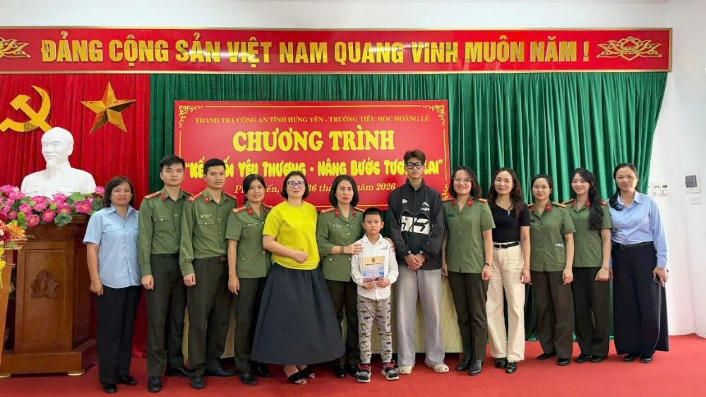 Lan tỏa yêu thương từ những phần việc thiết thực của Hội Phụ nữ Công an tỉnh trong tháng 4/2026