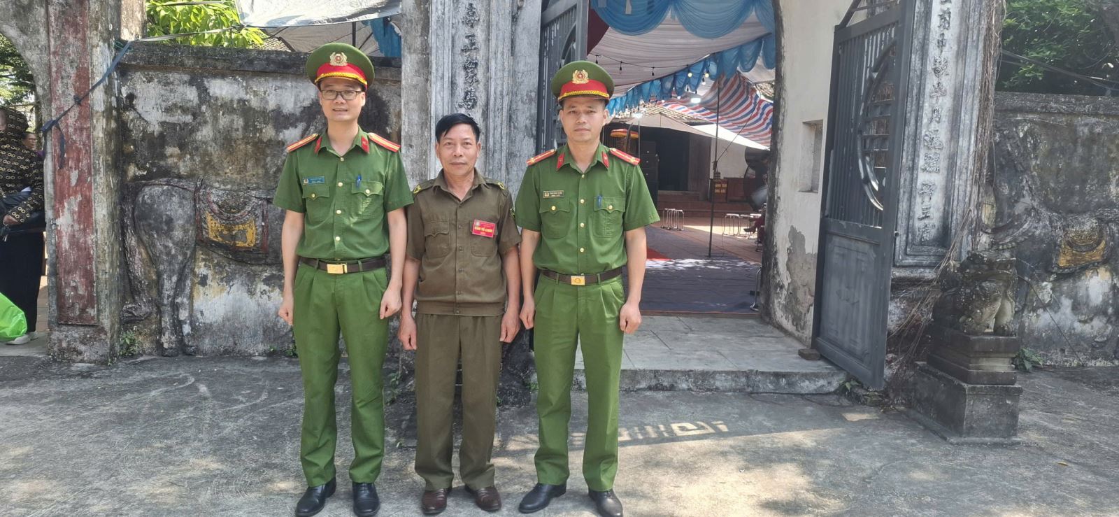 Công an xã Đoàn Đào triển khai các biện pháp bảo đảm an ninh trật tự Lễ hội Đậu Trà Bồ năm 2026