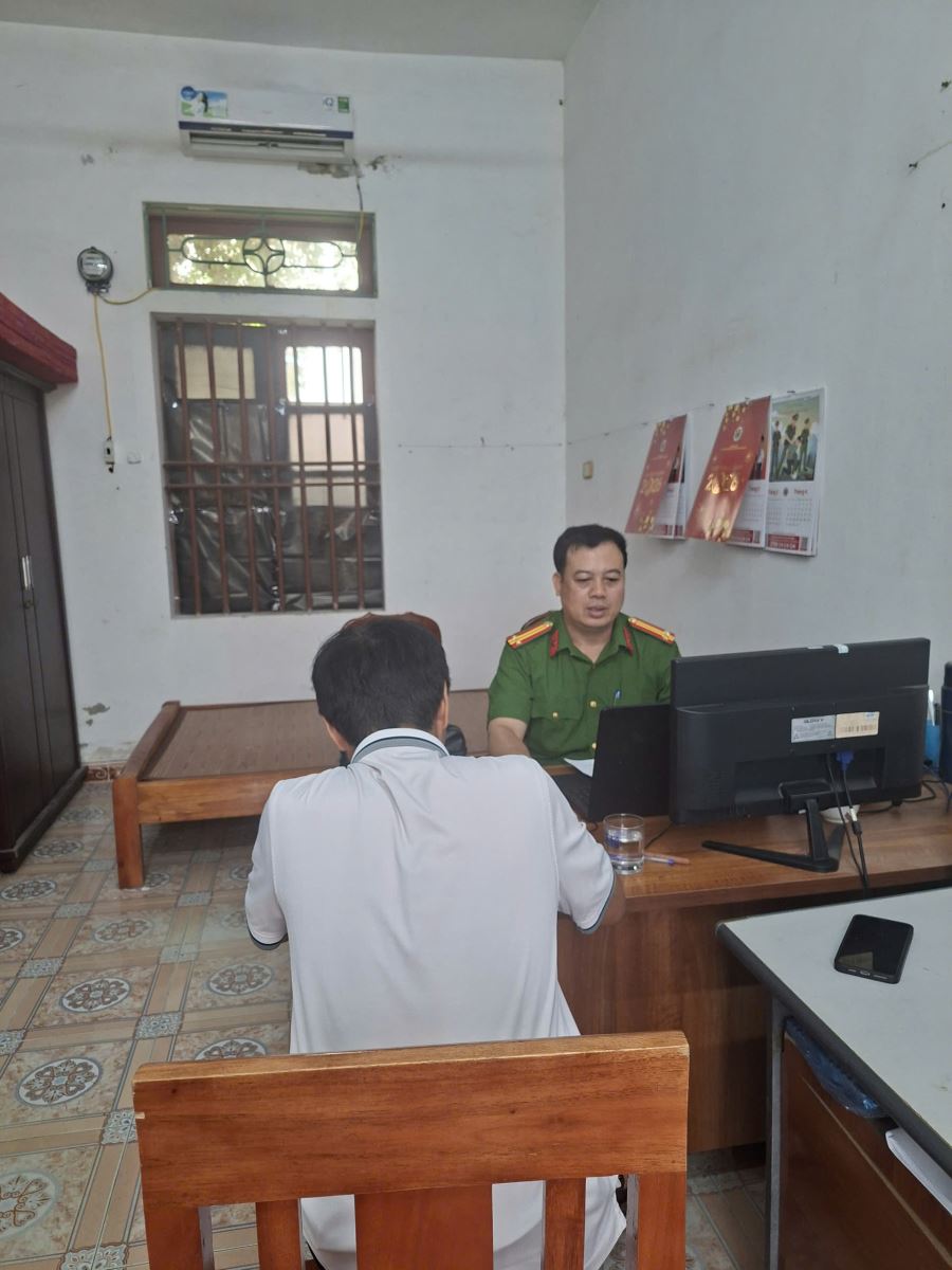 Công an xã thần khê phát hiện, vô hiệu hóa tin, bài đăng tải, bình luận sai sự thật trên không gian mạng
