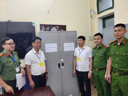Công an xã Vũ Quý bảo đảm an ninh, an toàn kỳ thi vào lớp 10 trên địa bàn xã