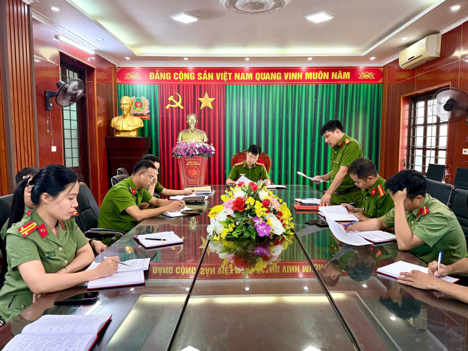 Đảng uỷ Công an phường Phố Hiến tăng cường công tác kiểm tra giám sát