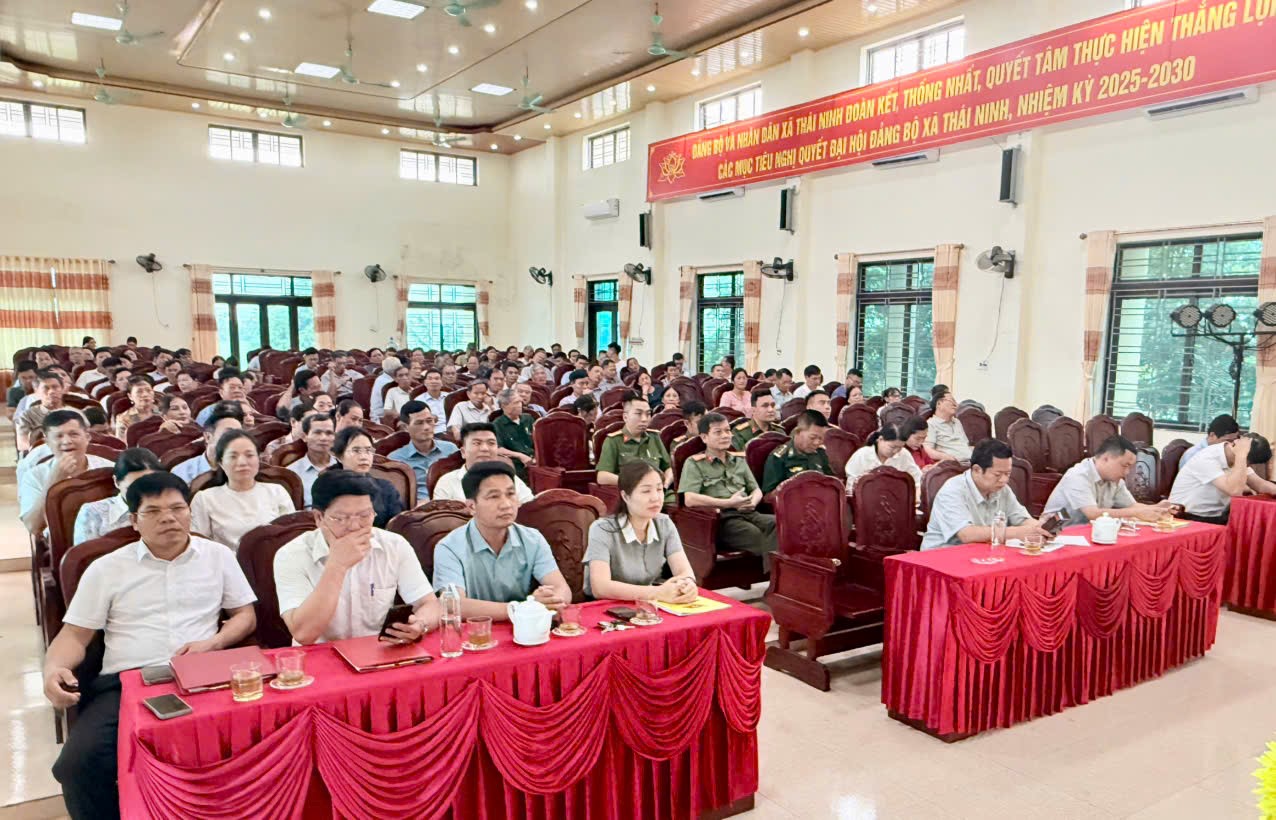 Công an xã Thái Ninh tham mưu UBND xã tổ chức Hội nghị triển khai Kế hoạch thực hiện Đề án “Xây dựng xã, phường không ma túy trên địa bàn tỉnh Hưng Yên giai đoạn 2026-2030”
