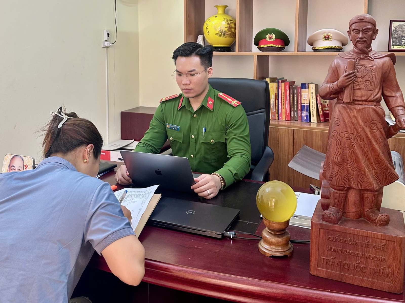 Công an xã Bắc Thái Ninh xử lý trường hợp đăng tải thông tin gây ảnh hưởng xấu đến uy tín, hình ảnh của lực lượng Công an nhân dân