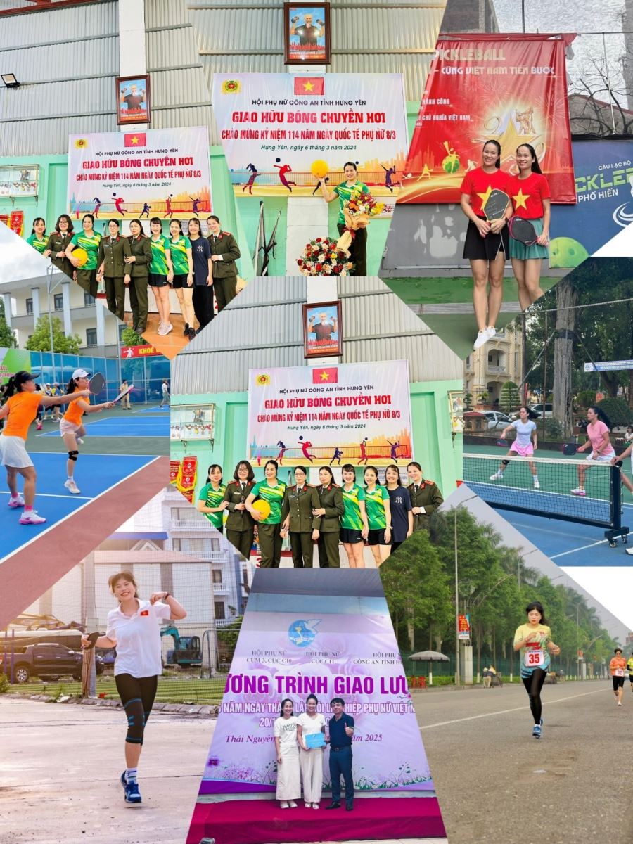 Hội Phụ nữ Phòng Kỹ thuật nghiệp vụ và Ngoại tuyến tích cực rèn luyện thể thao nâng cao sức khoẻ, góp phần thực hiện thắng lợi nhiệm vụ công tác chuyên môn