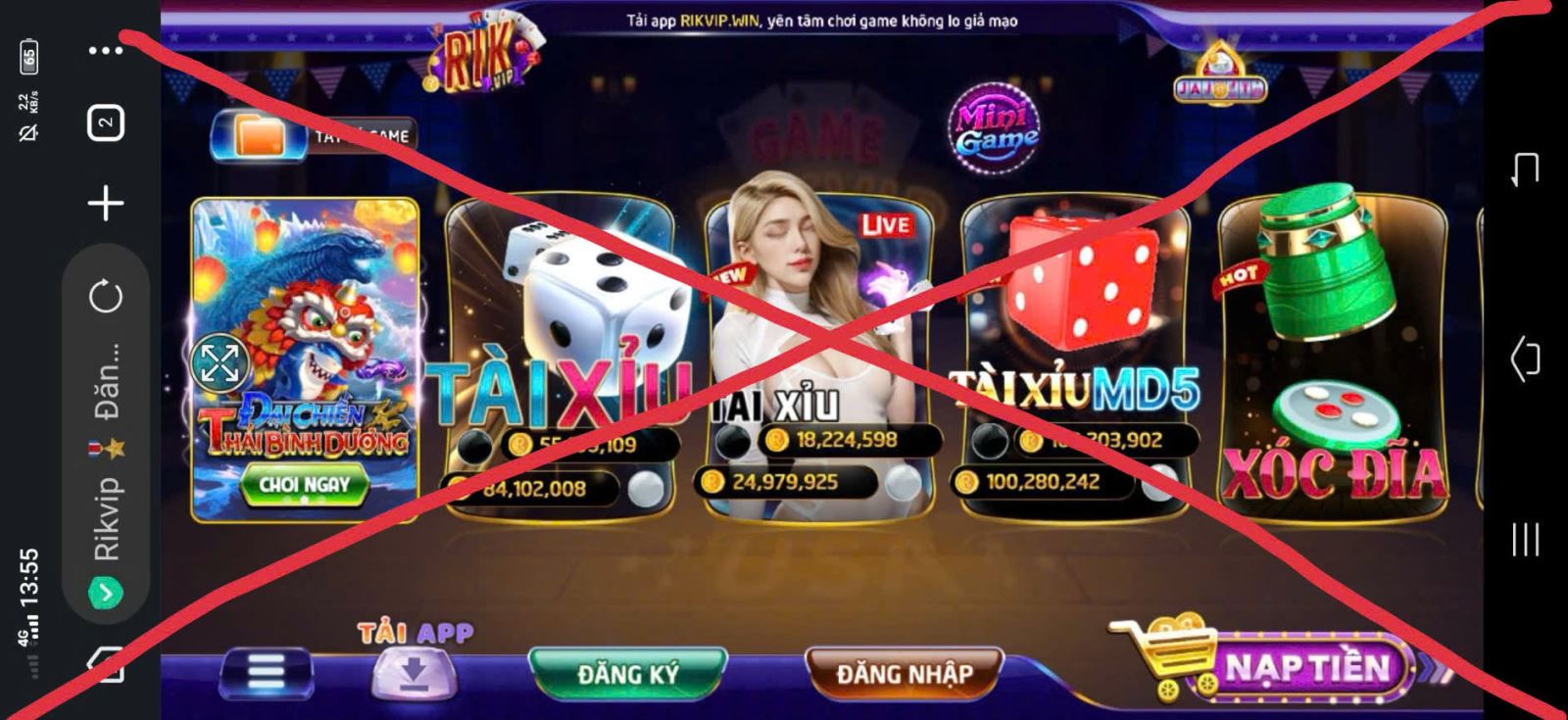 Cơ quan Cảnh sát điều tra Công an tỉnh: Khởi tố 02 đối tượng đánh bạc trên không gian mạng