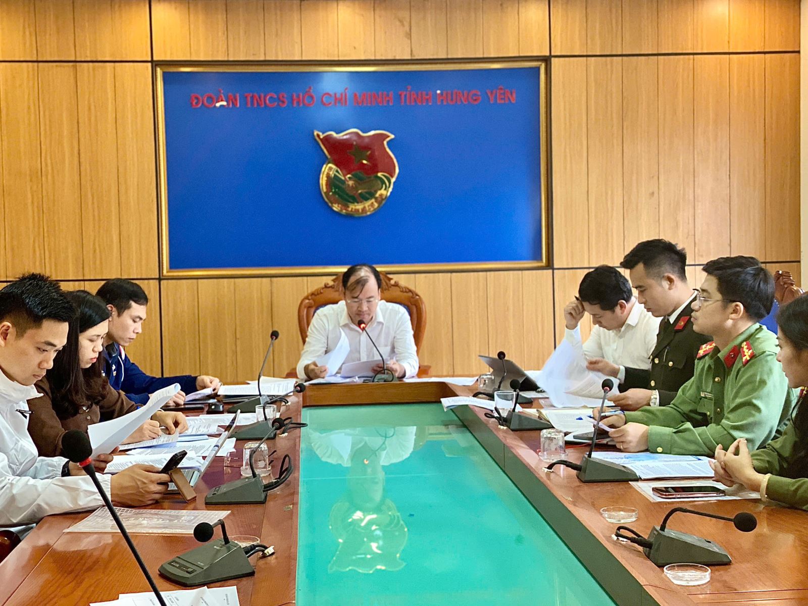 Tỉnh đoàn Hưng Yên duyệt Đại hội đại biểu Đoàn TNCS Hồ Chí Minh Công an tỉnh lần thứ I, nhiệm kỳ 2025 - 2030