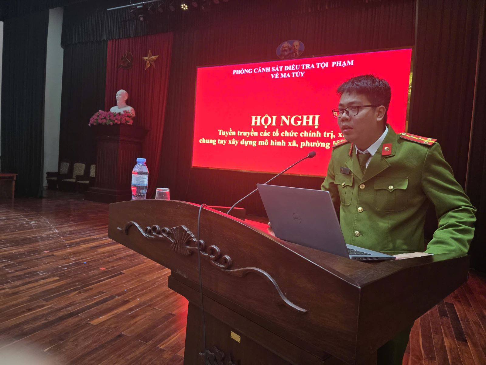 Phòng Cảnh sát điều tra tội phạm về ma tuý đẩy mạnh công tác tuyên truyền cho các tổ chức chính trị, xã hội, chung tay xây dựng mô hình xã, phường không ma tuý