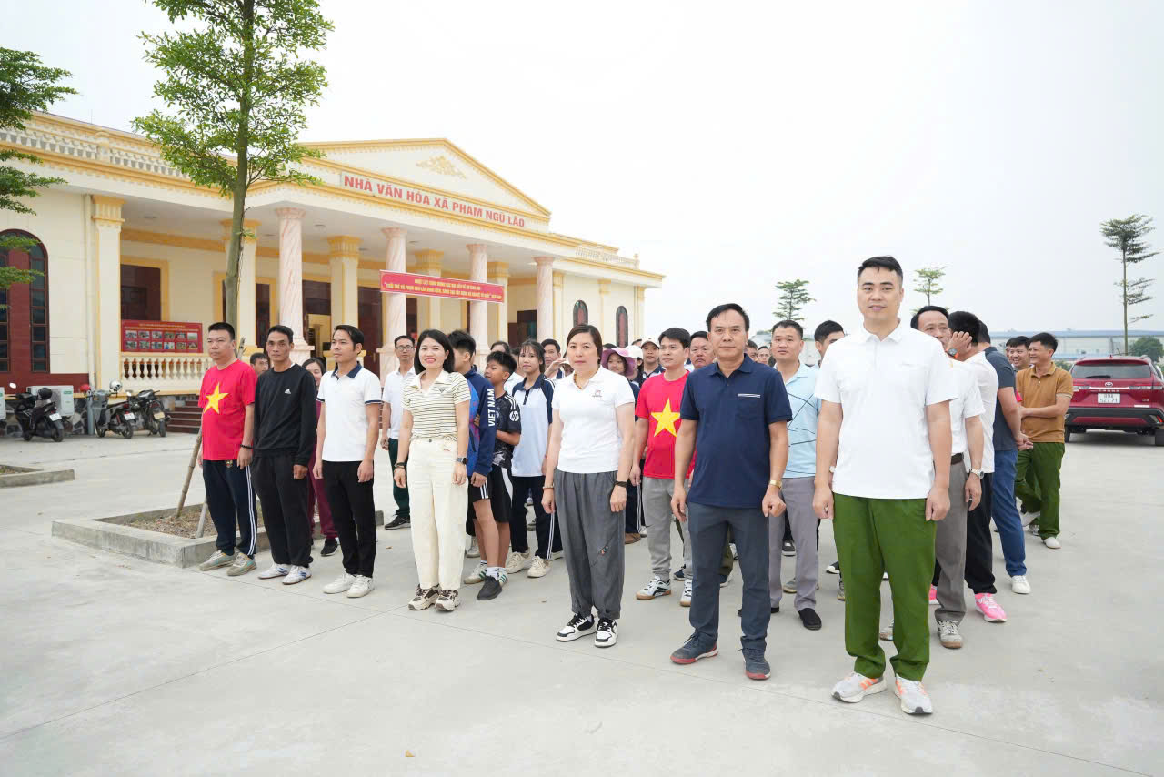 Công an xã Phạm Ngũ Lão tham mưu, tổ chức thành công “Ngày chạy Olympic vì sức khỏe toàn dân” năm 2026