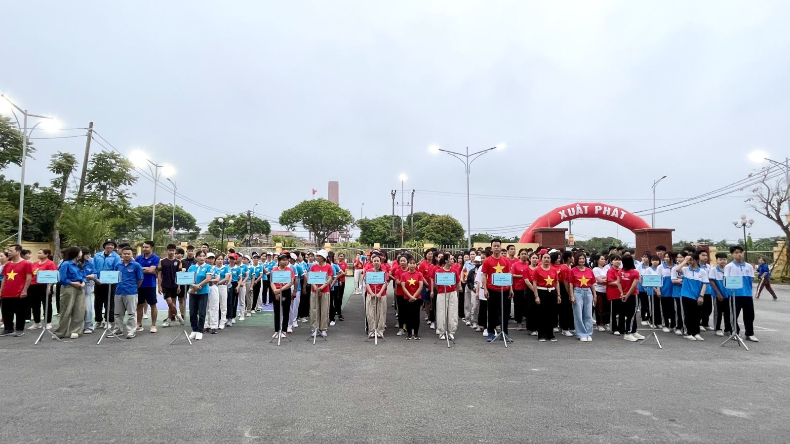 Công an xã Triệu Việt Vương tích cực hưởng ứng “Ngày chạy Olympic vì sức khỏe toàn dân” năm 2026