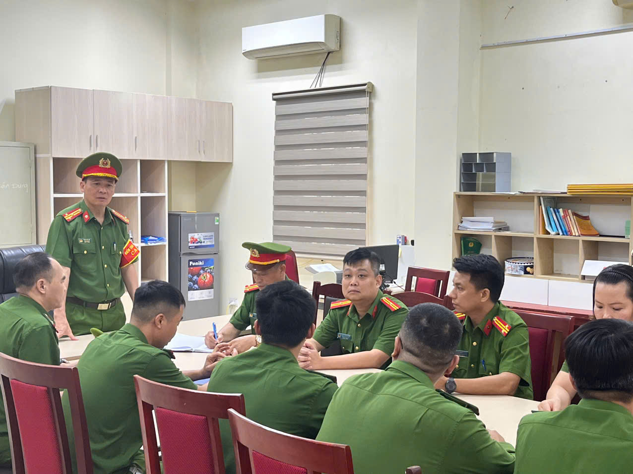 Tăng cường kiểm tra công tác điều lệnh Công an nhân dân tại các Phân Trại tạm giam trực thuộc Trại tạm giam số 1 Công an tỉnh Hưng Yên