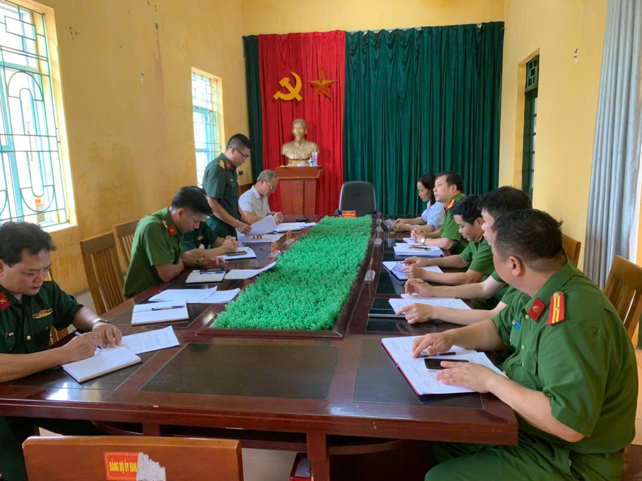 Công an xã Tiên Hoa phát huy vai trò nòng cốt trong phối hợp thực hiện Nghị định 03/2019/NĐ-CP