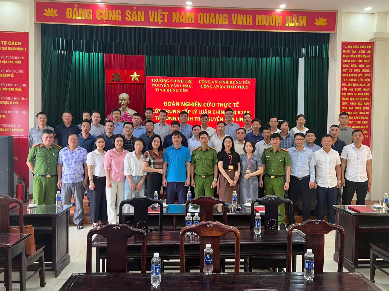 Trao đổi kinh nghiệm thực tiễn về cải cách hành chính tại Công an xã Thái Thụy
