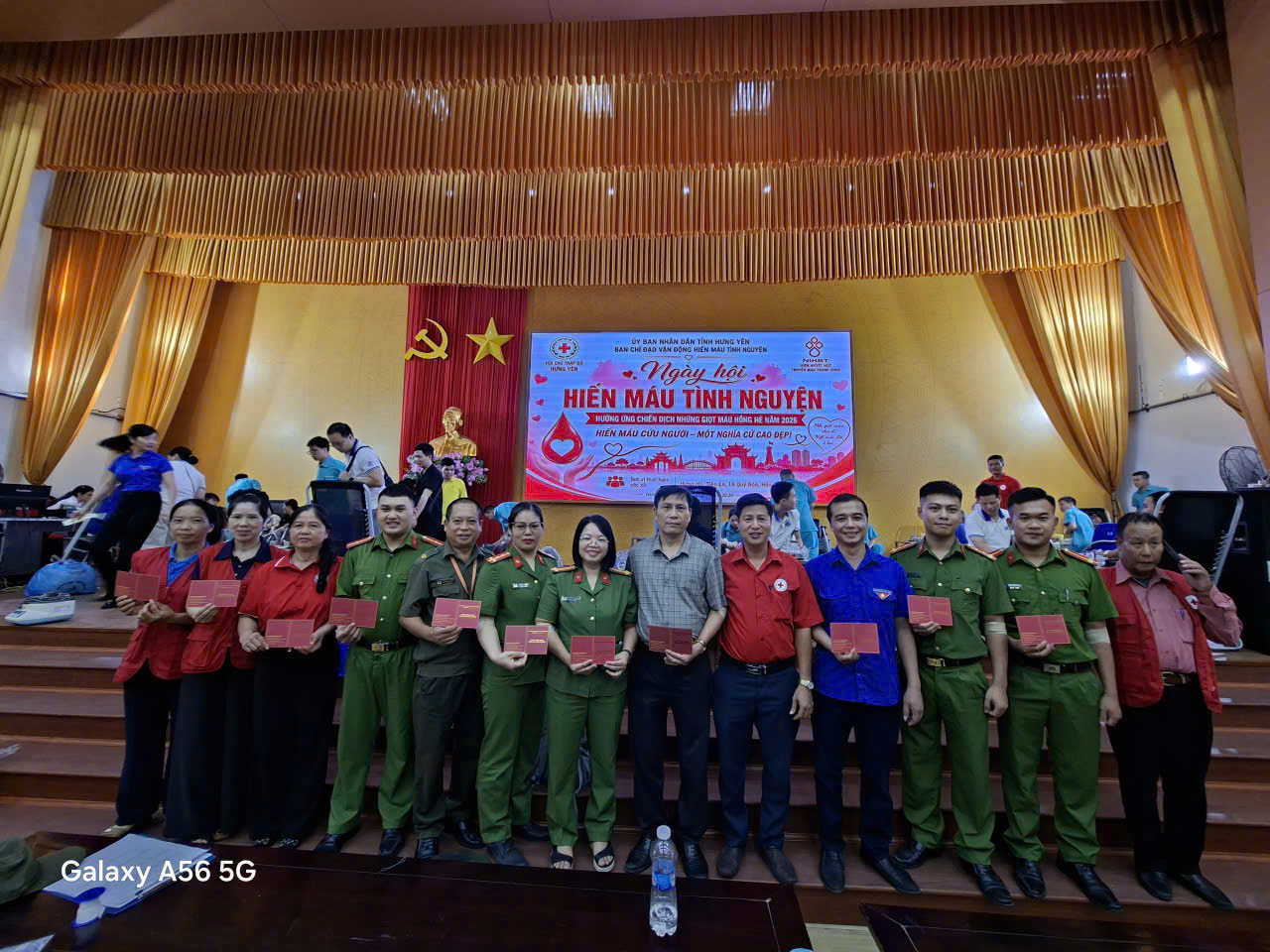 Công an xã Hưng Hà tích cực hưởng ứng ngày hội hiến máu tình nguyện năm 2026