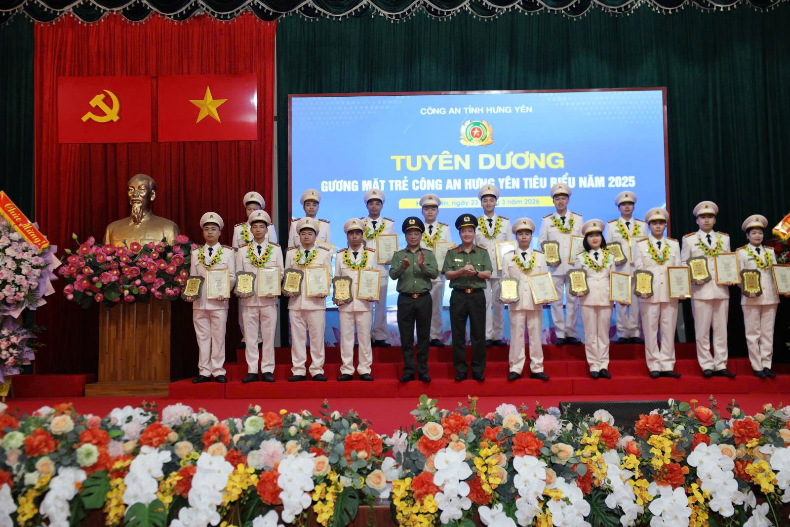 Công tác Đoàn và phong trào thanh niên Công an Hưng Yên đạt nhiều kết quả nổi bật trong 6 tháng đầu năm 2026