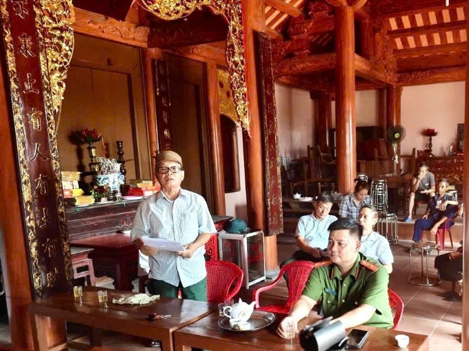 CÔNG AN XÃ TIÊN LA ĐẨY MẠNH CÔNG TÁC TUYÊN TRUYỀN, PHỐI HỢP THAM MƯU CẤP ỦY, CHÍNH QUYỀN TRONG THỰC HIỆN CHỦ TRƯƠNG SÁP NHẬP THÔN