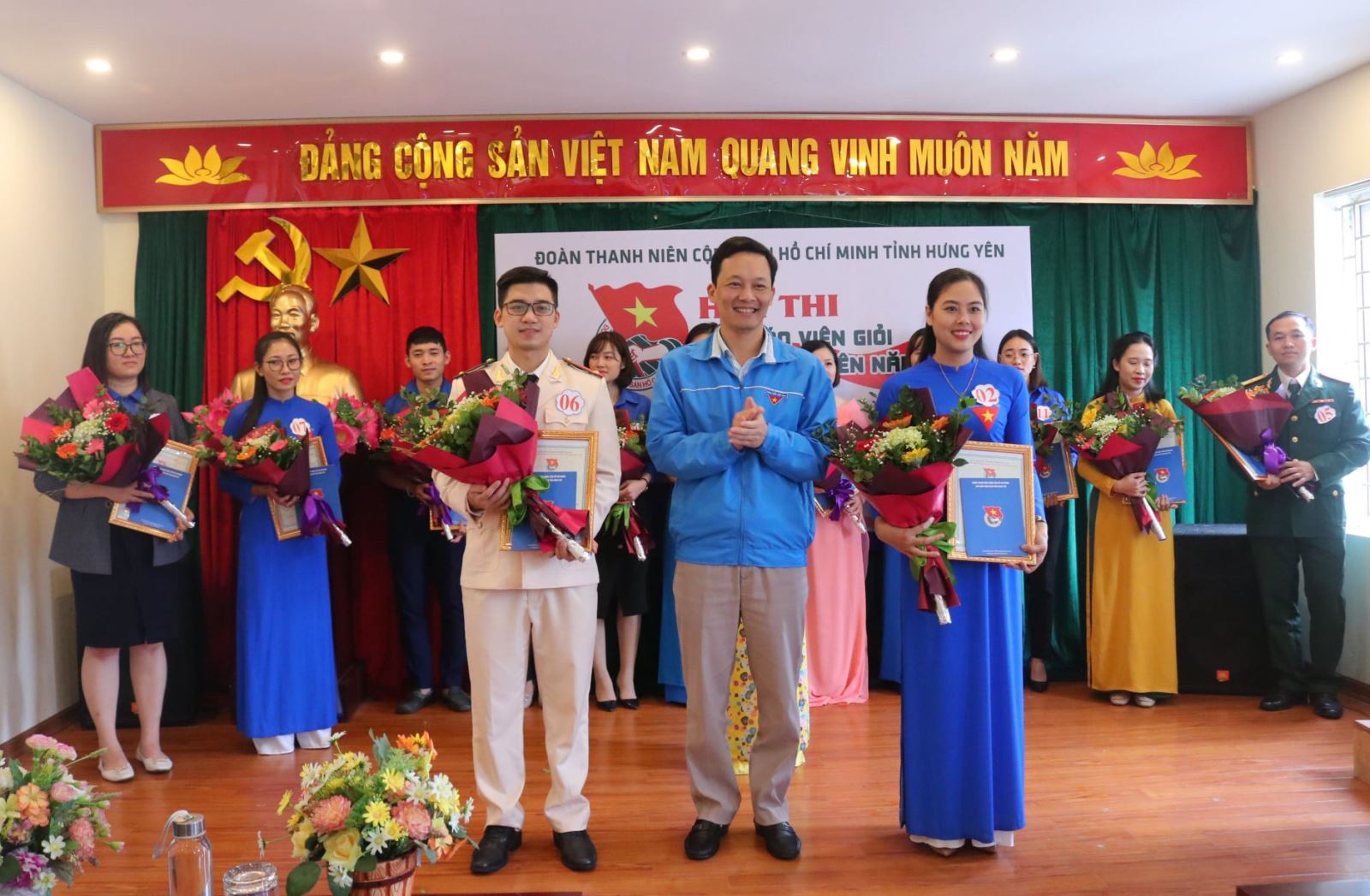 Thí sinh của Đoàn Thanh niên Công an tỉnh đạt Giải Nhì Hội thi Báo cáo viên giỏi cấp tỉnh năm 2021 