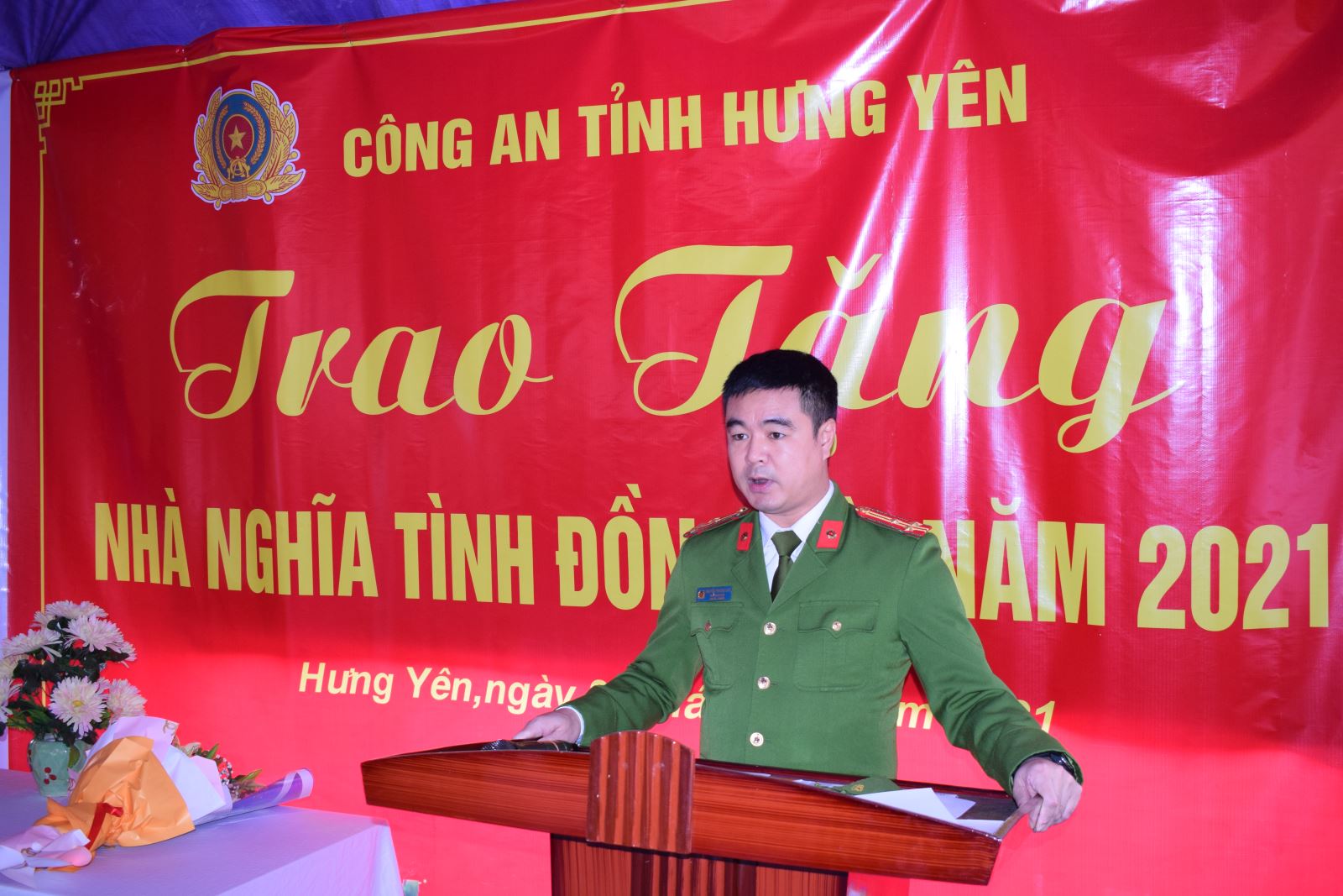 Công an tỉnh: Trao tặng “Nhà nghĩa tình đồng đội” cho gia đình đồng chí  Nguyễn Như Quỳnh, cán bộ Công an huyện Kim Động