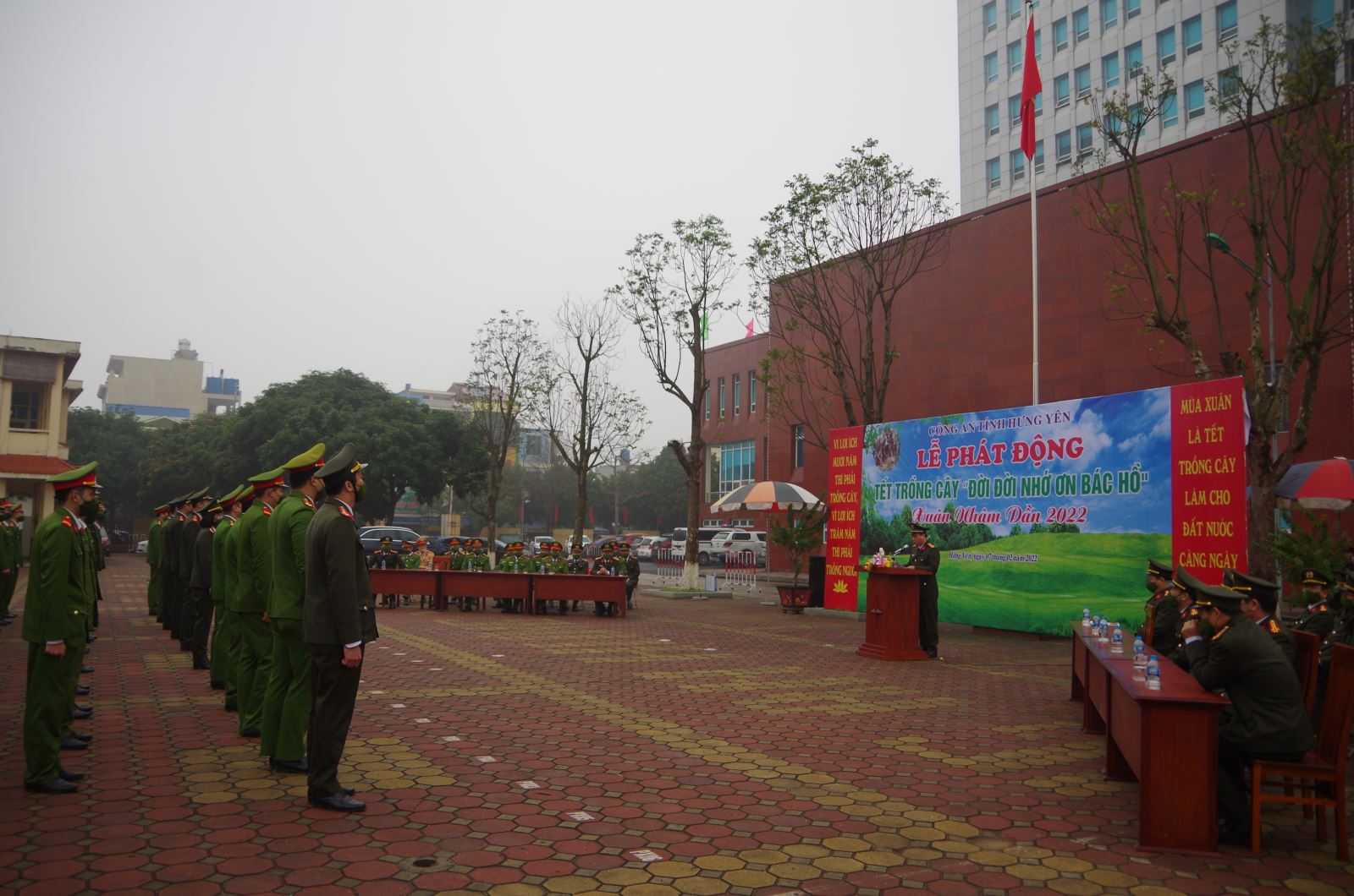 Công an tỉnh phát động Tết trồng cây “Đời đời nhớ ơn Bác Hồ”