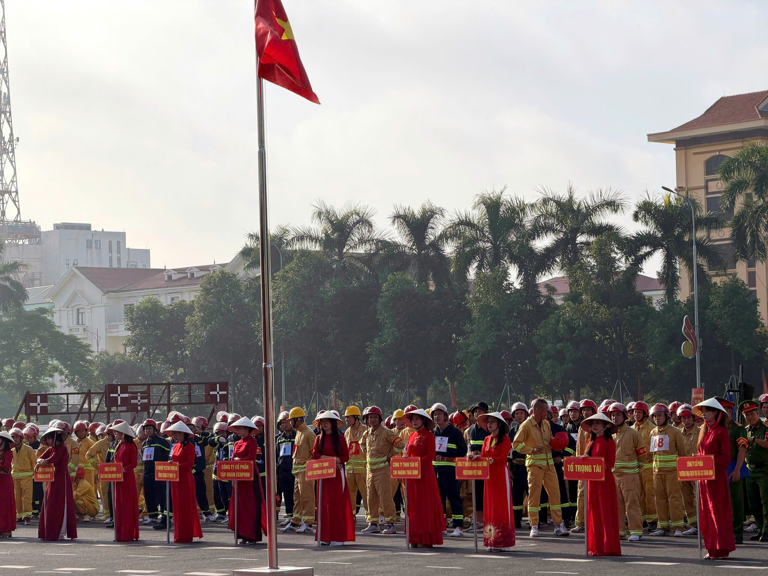 Công an phường Phố Hiến bảo đảm tuyệt đối ANTT, TTATGT phục vụ Hội thao kỹ thuật chữa cháy và cứu nạn, cứu hộ trên địa bàn tỉnh Hưng Yên năm 2026