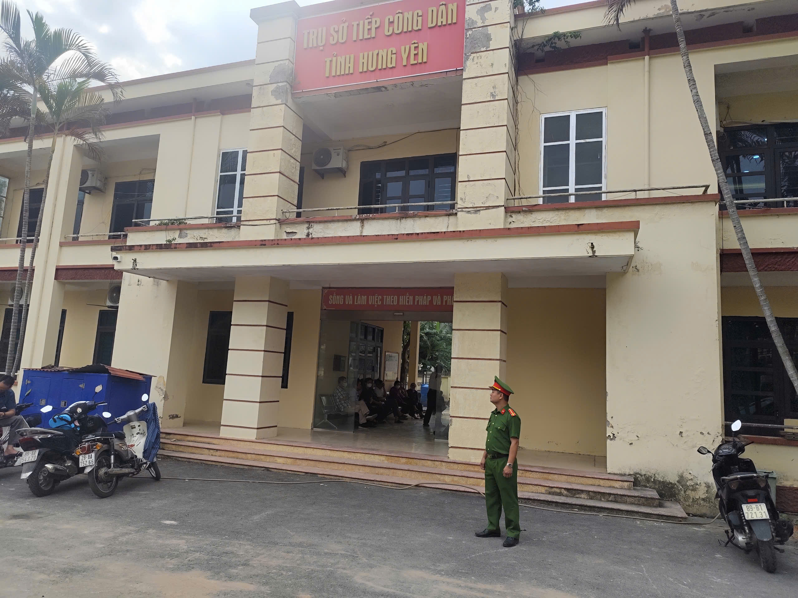 Công an phường Phố Hiến bảo đảm an ninh, trật tự buổi tiếp công dân của đồng chí Bí thư Tỉnh ủy Hưng Yên