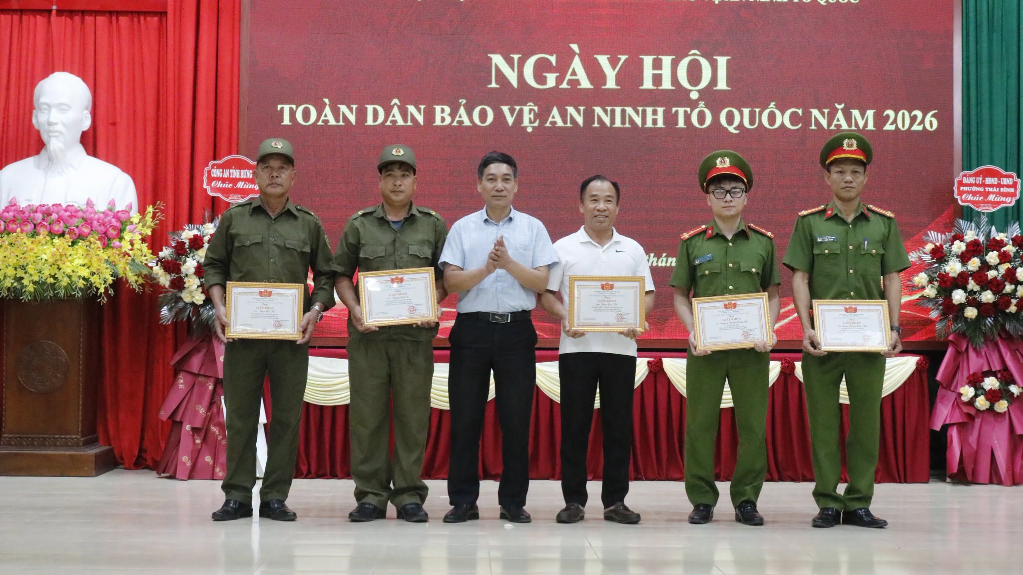 Công an phường Thái Bình: Tham mưu tổ chức thành công Ngày hội toàn dân bảo vệ An ninh Tổ quốc năm 2026