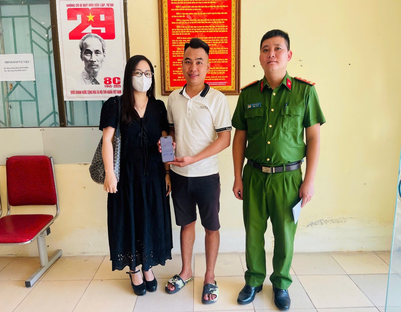 Công an phường Thượng Hồng: dấu ấn bằng những hành động đẹp, việc làm tốt
