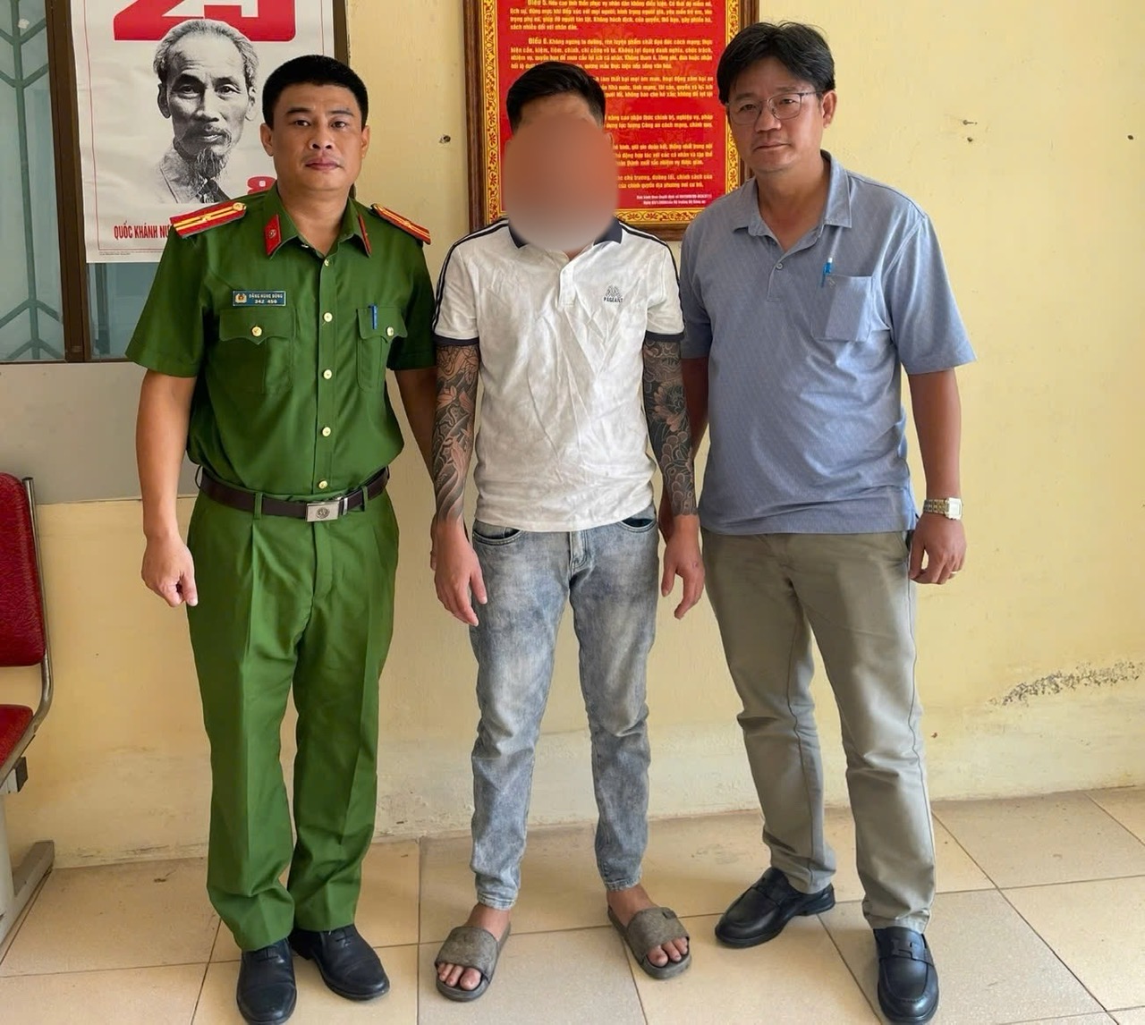 Công an phường Thượng Hồng tăng cường công tác kiểm tra tạm trú, kịp thời phát hiện đối tượng truy tìm trên địa bàn