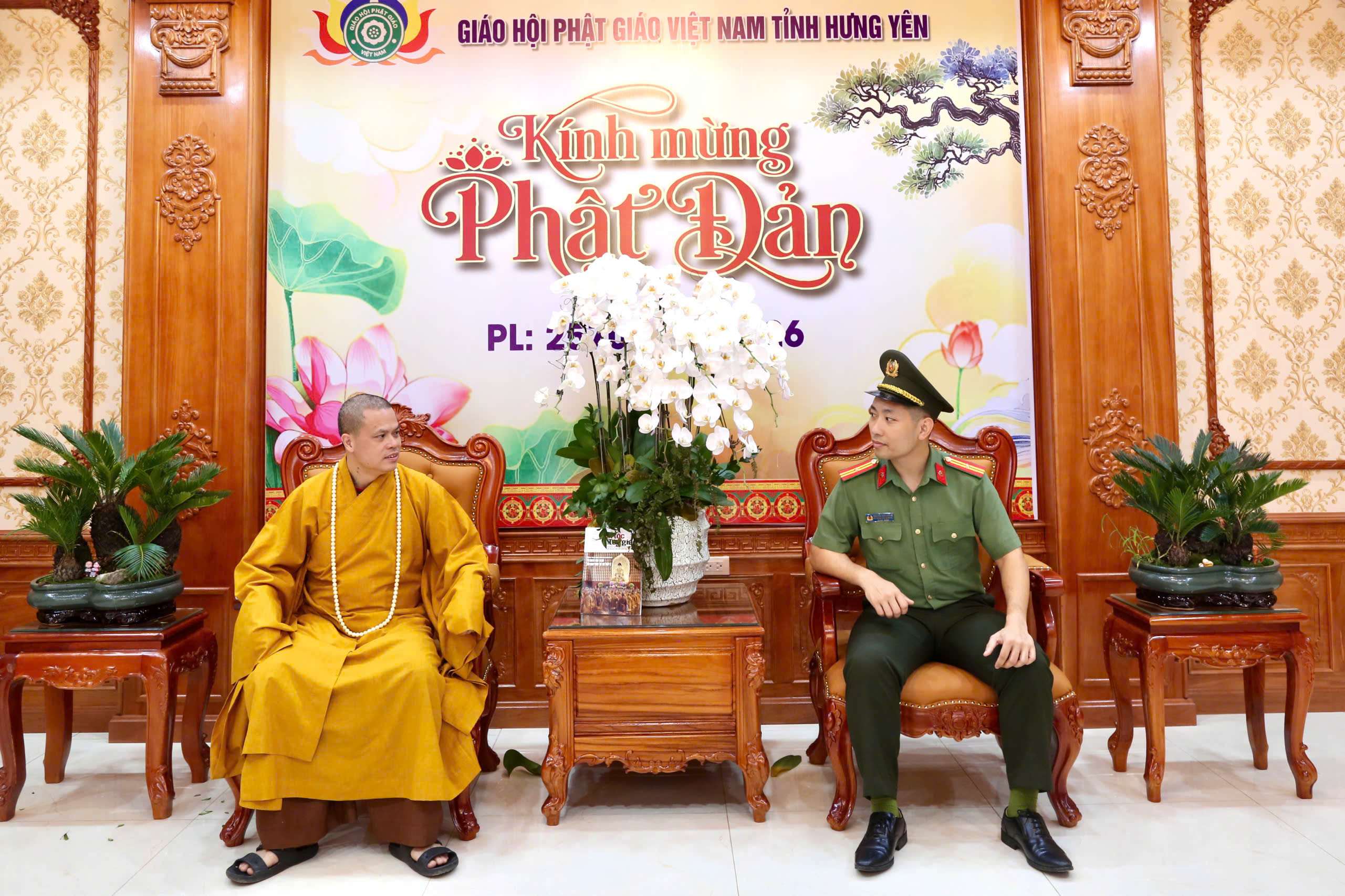 Công an phường Trần Lãm, đẩy mạnh công tác tuyên truyền, phổ biến pháp luật tại các cơ sở tôn giáo nhân dịp lễ quốc khánh 2/9