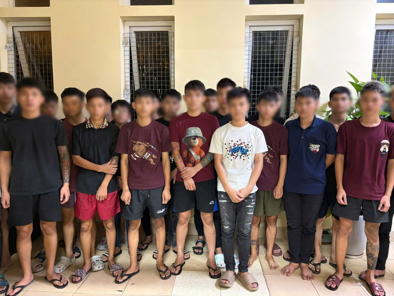 Công an phường Trần Lãm làm rõ vụ hai nhóm thanh niên gây rối trật tự công cộng