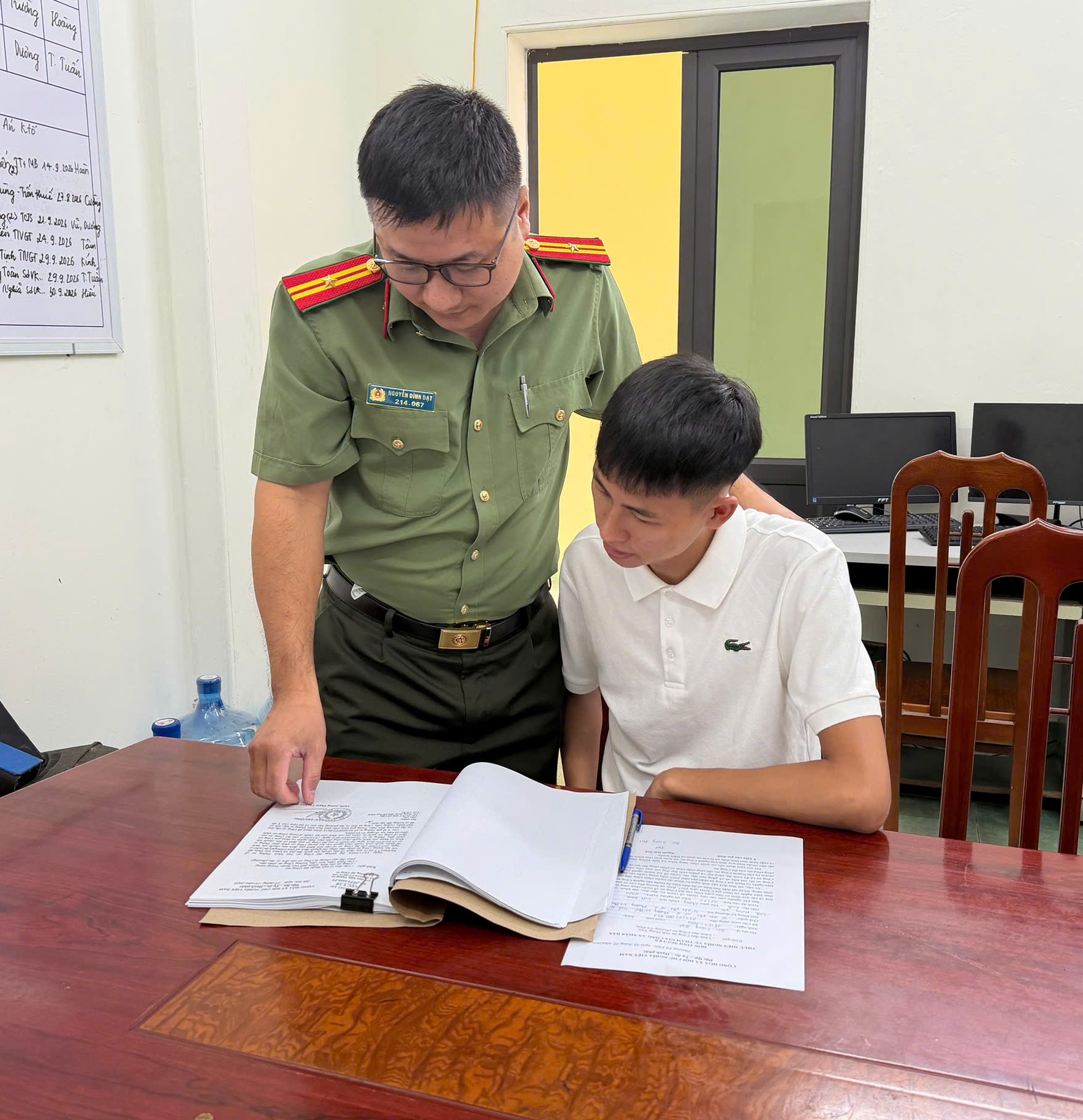 Công an phường Vũ Phúc tích cực tuyên truyền, làm tốt công tác tuyển chọn công dân thực hiện nghĩa vụ tham gia Công an nhân dân năm 2027
