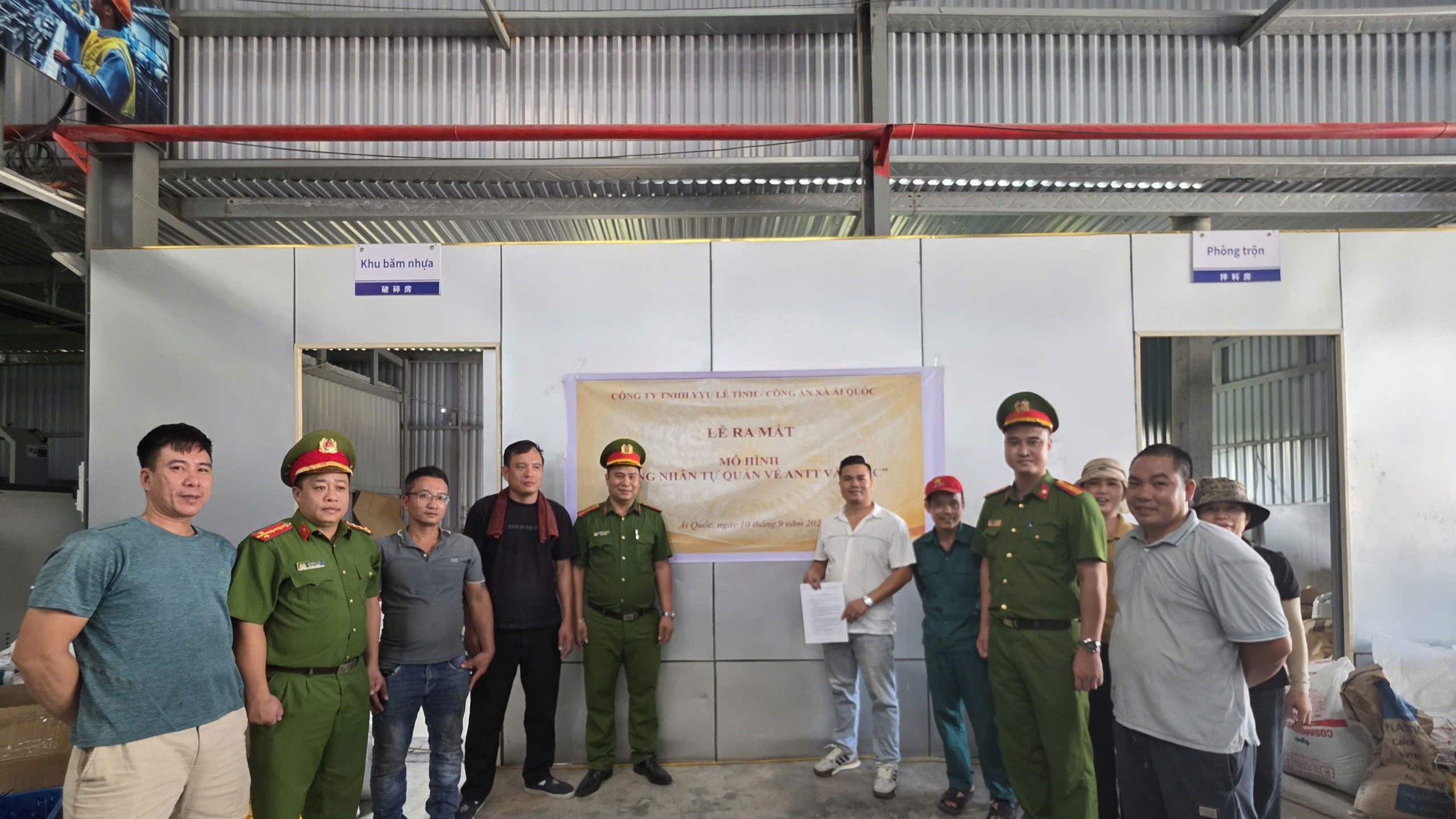 Công an xã Ái Quốc nâng cao chất lượng phong trào “Toàn dân bảo vệ an ninh Tổ quốc” từ cơ sở