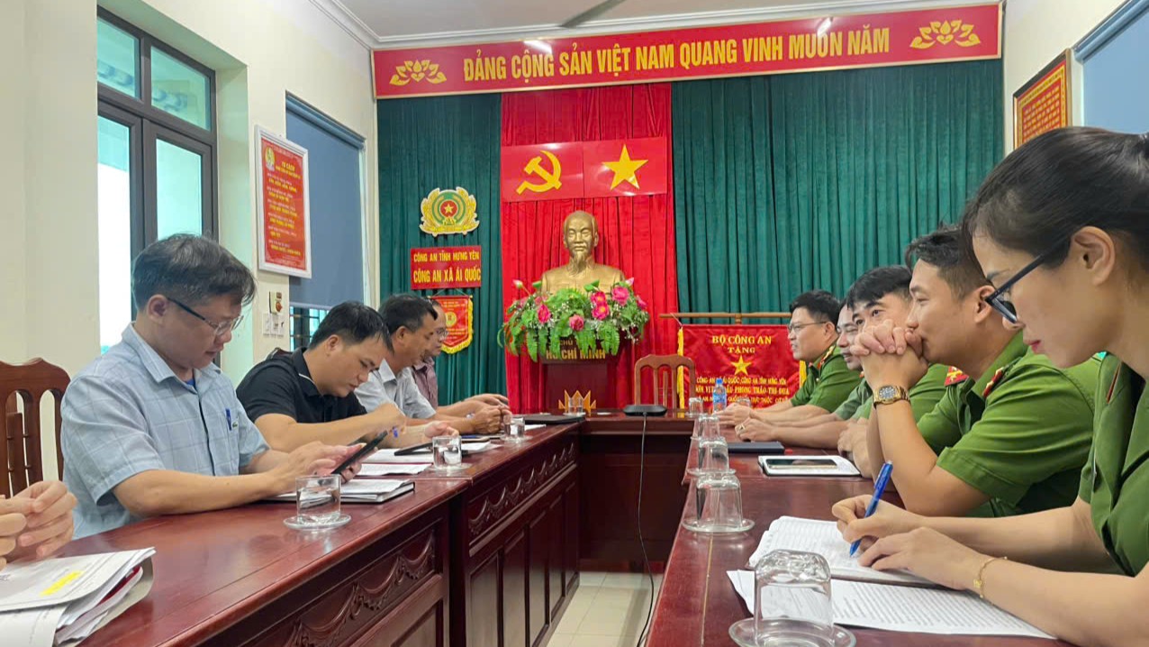 Nâng cao năng lực lãnh đạo, sức chiến đấu của tổ chức cơ sở Đảng: Dấu ấn từ công tác kiểm tra, giám sát tại Chi bộ Công an xã Ái Quốc