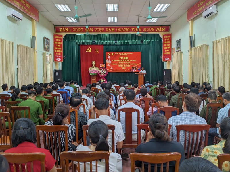 Xã Bắc Đông Quan tham mưu tổ chức Lễ kỷ niệm 21 năm Ngày hội Toàn dân bảo vệ ANTQ và 81 năm Ngày truyền thống lực lượng CAND