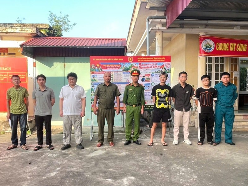 Công an xã Bắc Đông Quan phối hợp bảo đảm an ninh, trật tự khám sơ tuyển nghĩa vụ quân sự và nghĩa vụ tham gia Công an nhân dân năm 2027