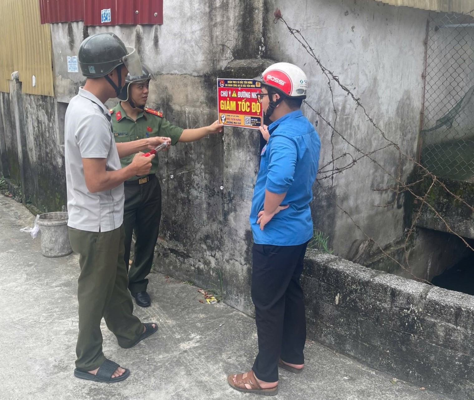 Dấu ấn tuổi trẻ Công an xã Bắc Tiên Hưng trong tuyên truyền an toàn giao thông và phòng, chống ma túy