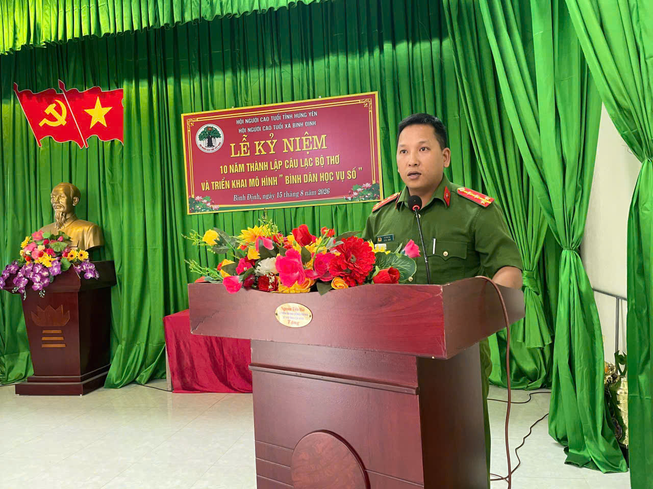 Công an xã Bình Định: Tuyên truyền phòng chống lừa đảo trực tuyến