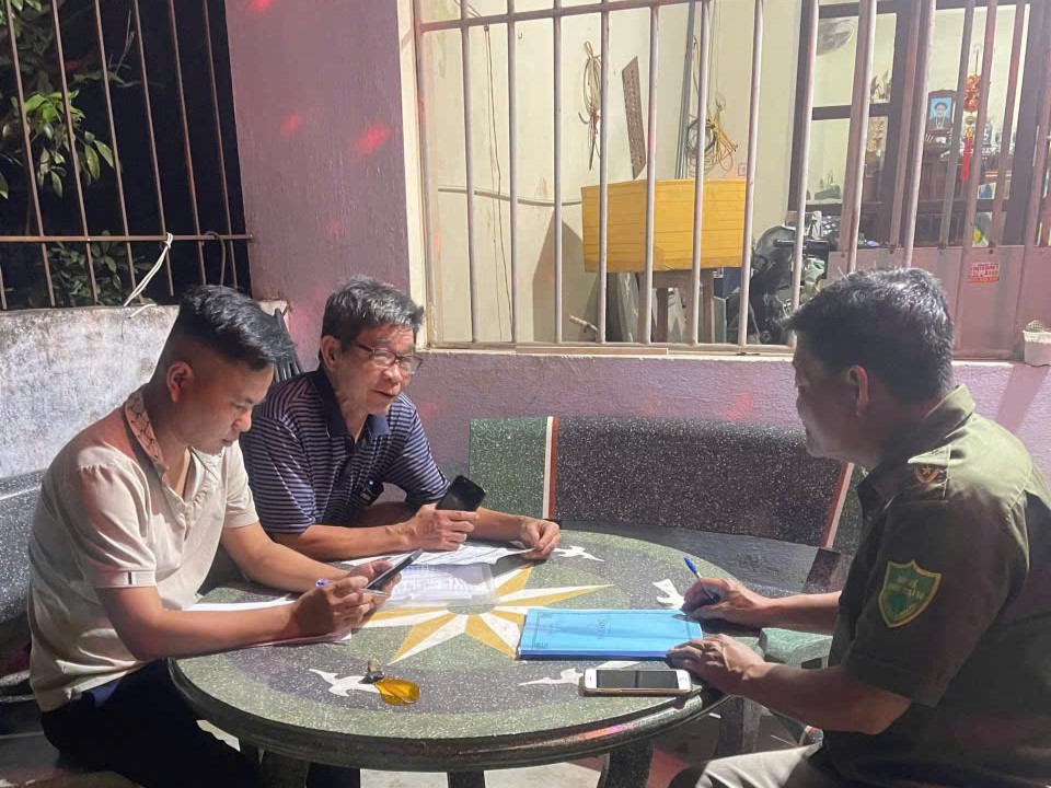 Xã Châu Ninh: Lực lượng tham gia bảo vệ ANTT ở cơ sở phát huy tinh thần trách nhiệm, bám sát địa bàn trong rà soát dữ liệu đất đai