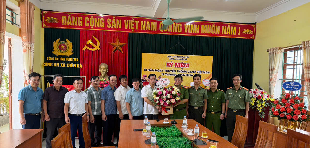 Công an xã Diên Hà xây dựng, duy trì, phát huy mối quan hệ đoàn kết, gắn bó với cấp ủy, chính quyền và Nhân dân trên địa bàn