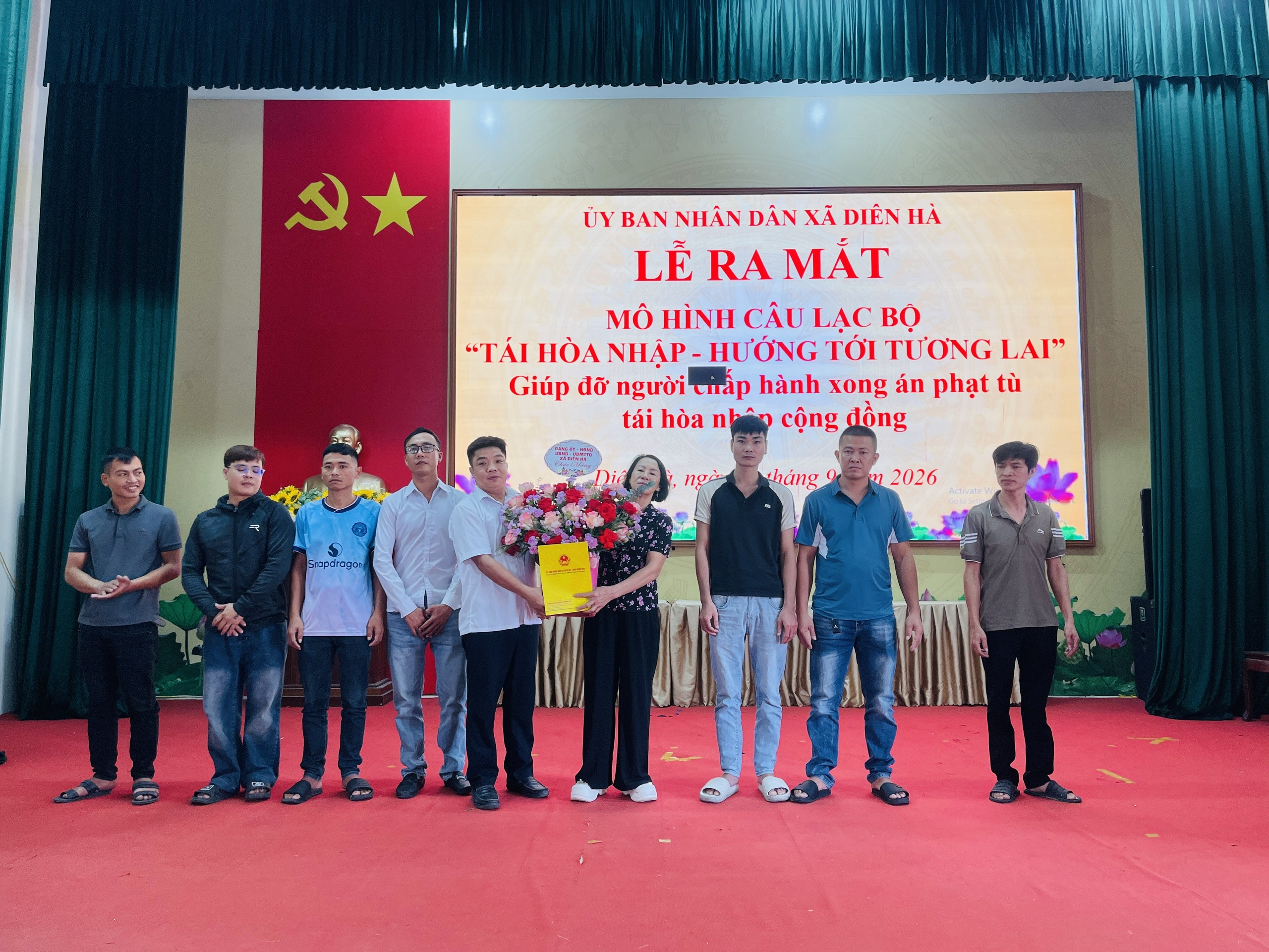 Công an xã Diên Hà tham mưu triển khai các nhiệm vụ công tác thi hành án hình sự, tái hòa nhập cộng đồng và ra mắt mô hình “tái hòa nhập - hướng tới tương lai”