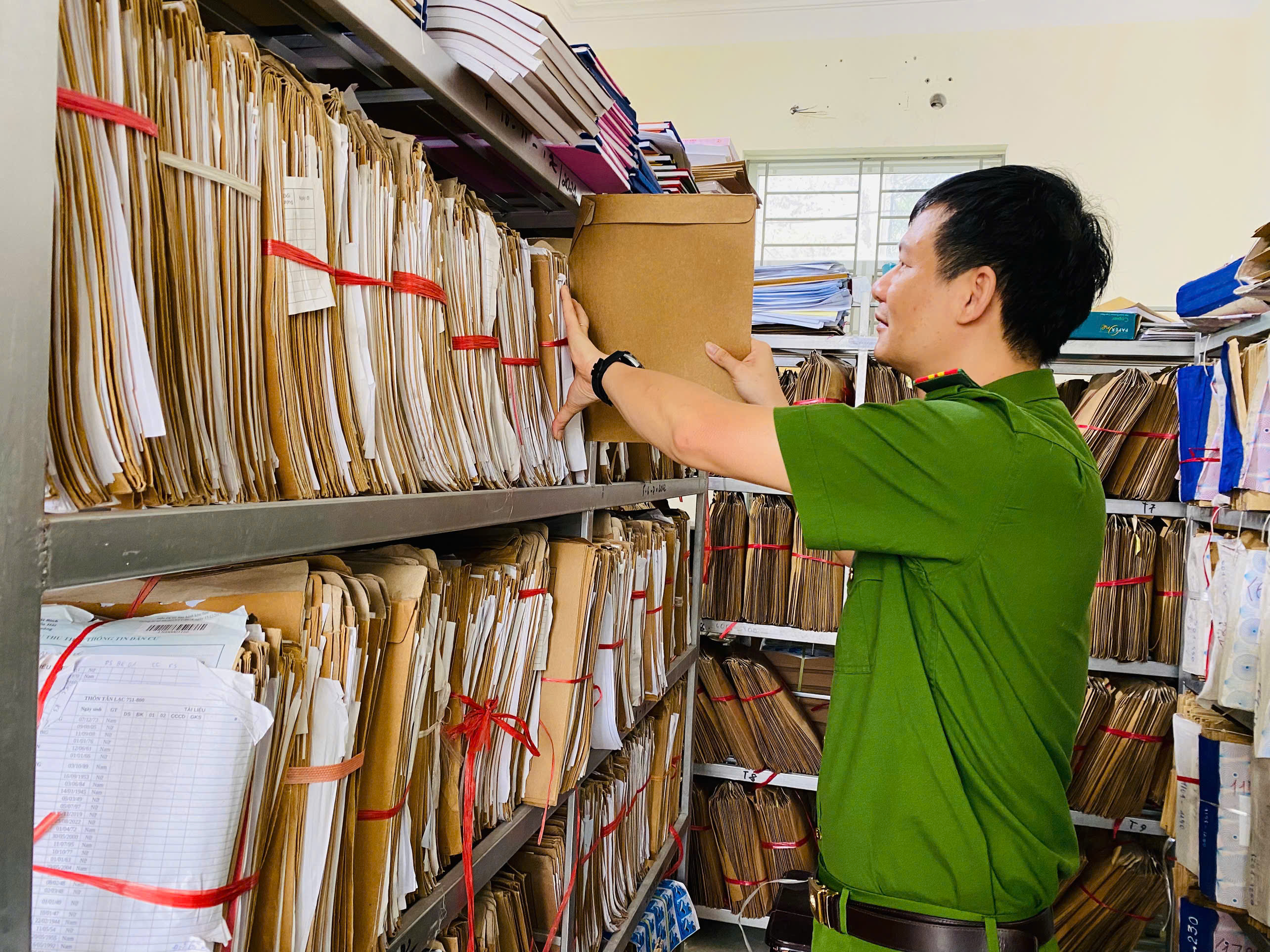 Công an xã Đồng Châu đẩy mạnh chuyển đổi số, nâng cao chất lượng phục vụ Nhân dân