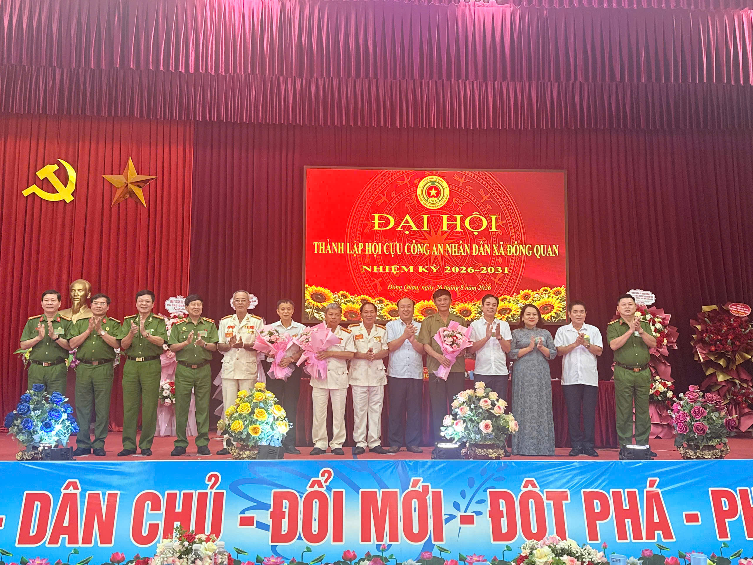 Công an xã Đông Quan phối hợp tổ chức Đại hội thành lập Hội Cựu Công an nhân dân xã Đông Quan