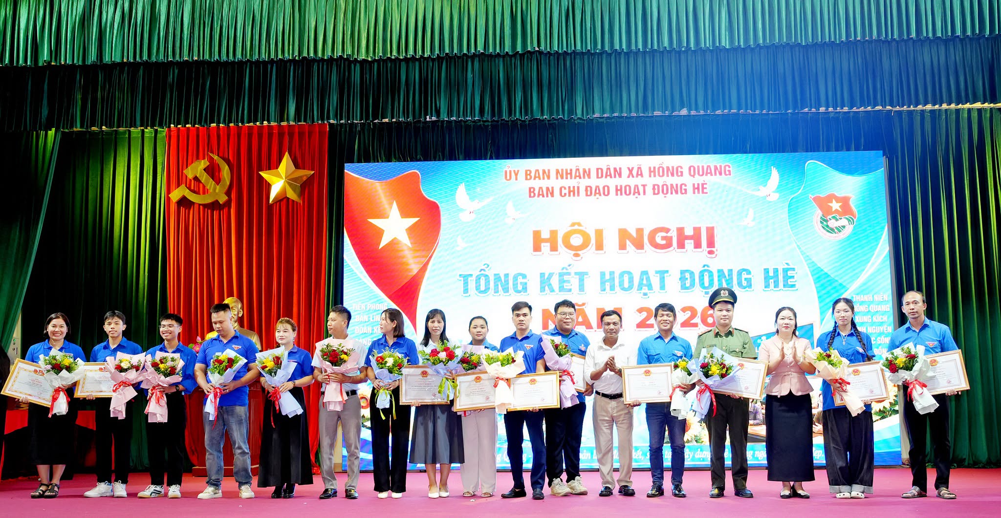 Chi đoàn Công an xã Hồng Quang xung kích, trách nhiệm trong hoạt động hè, đồng hành cùng thanh thiếu nhi