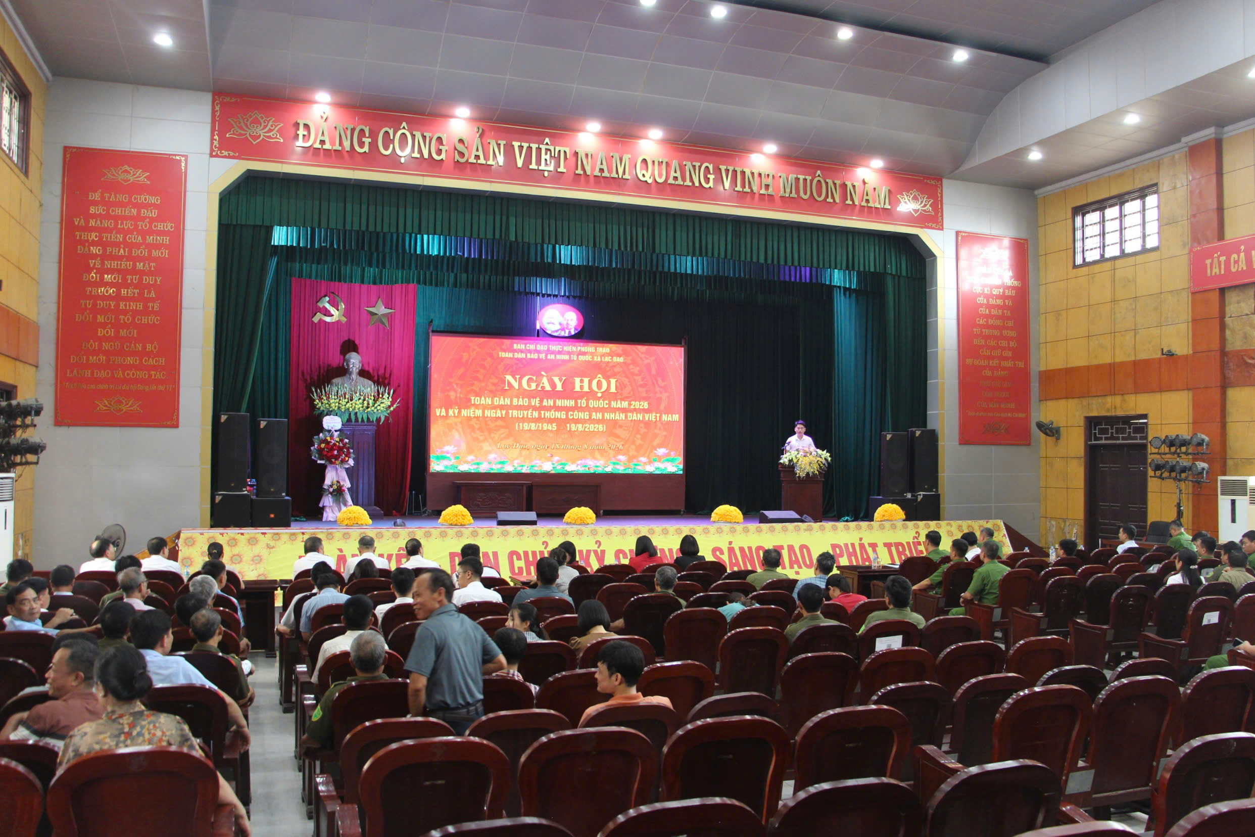 Xã Lạc Đạo tổ chức Ngày hội Toàn dân bảo vệ an ninh Tổ quốc năm 2026 và kỷ niệm 81 năm Ngày truyền thống Công an nhân dân