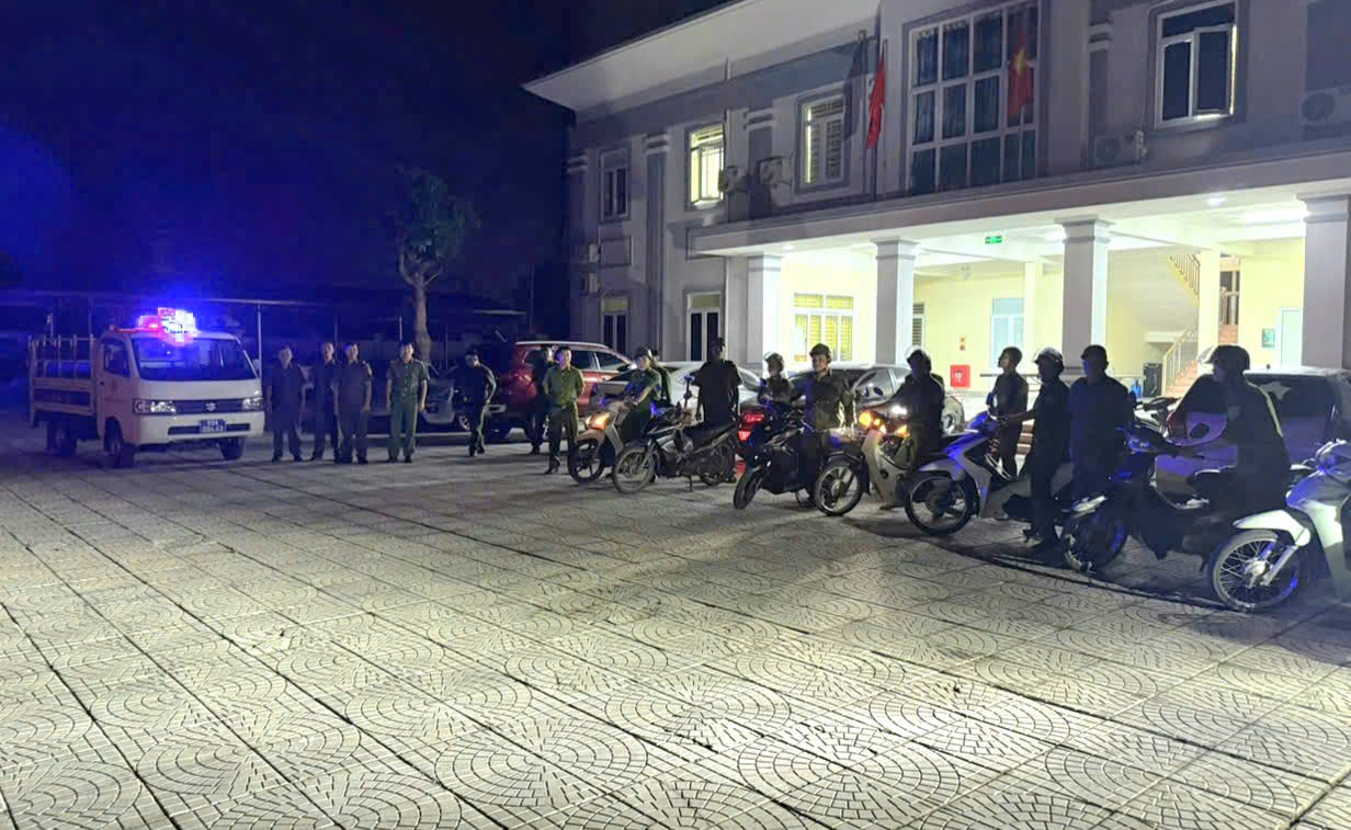 Công an xã Lương Bằng tăng cường các biện pháp bảo đảm ANTT phục vụ Hội nghị Trung ương lần thứ 4