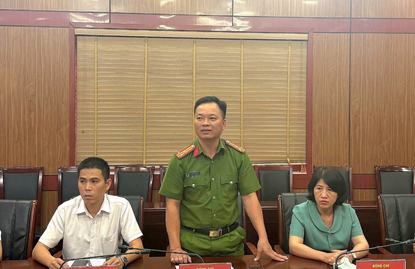 Công an xã Lương Bằng tích cực xác minh thông tin, tìm kiếm thân nhân tử sĩ Trần Đình Doãn