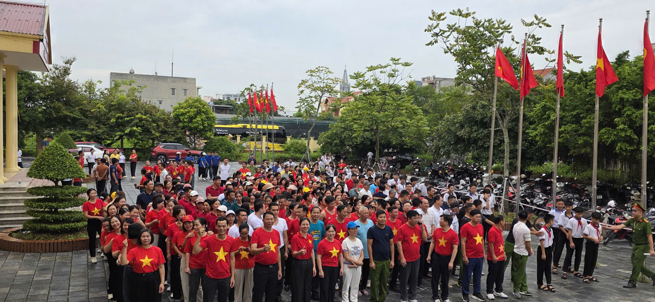 Công an xã Nam Cường hưởng ứng hoạt động “Cùng Việt Nam tiến bước” năm 2026